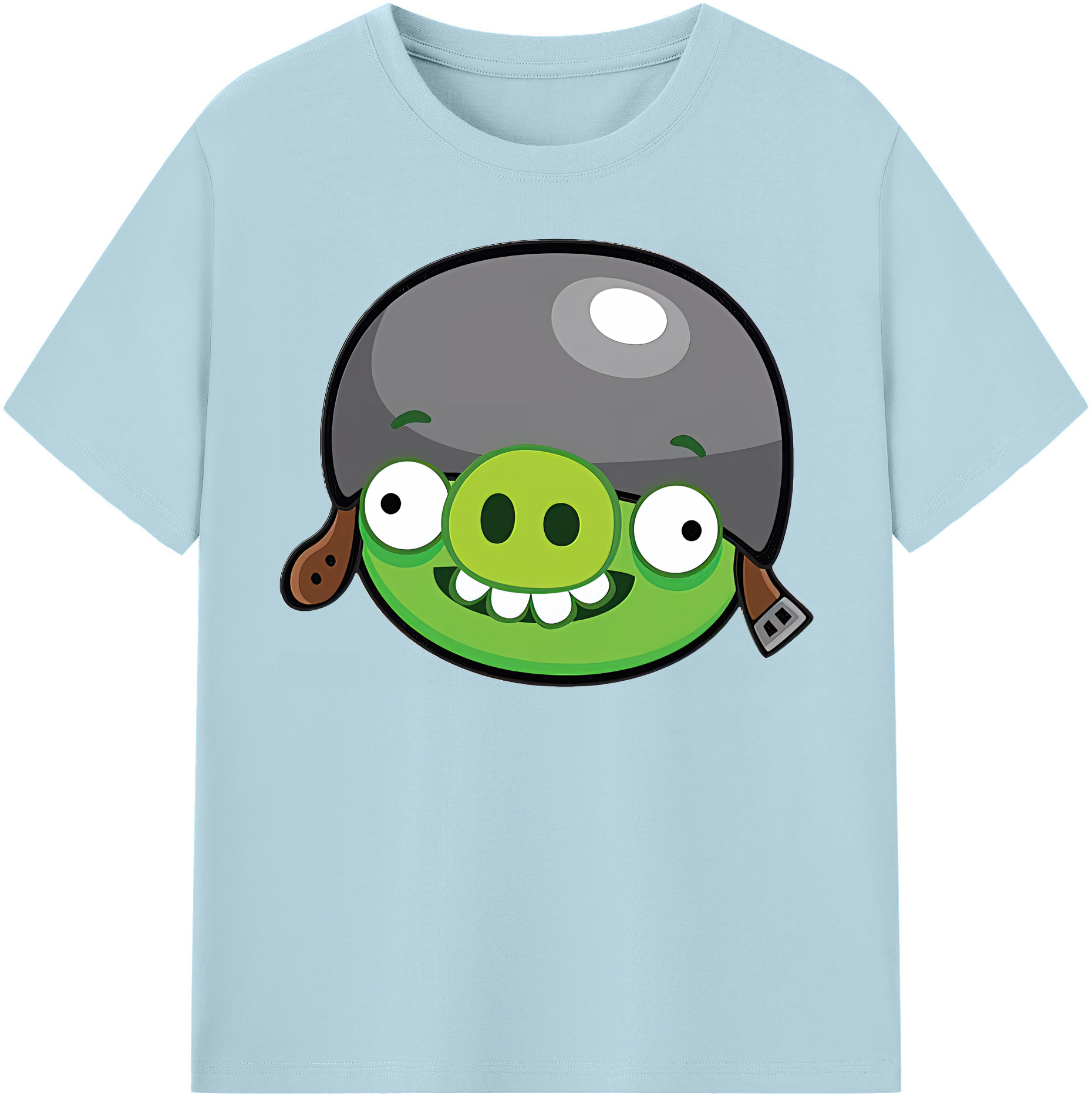 （画像用） Angry Birds アングリーバード 綿100％半袖Tシャツ（フロントプリント）